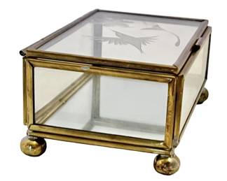 Etched Glass Display Box