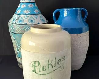 Large Stoneware Vases