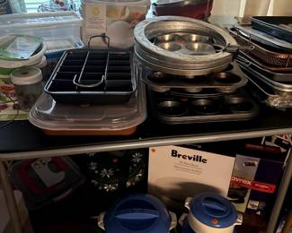 baking pans, strainers, other miscellaneous kitchen materials