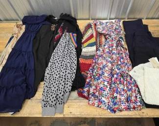 #1838 • Women's High End Dresses, Pants, Gardigans, Vests and Skirt
