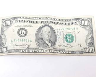 #1504 • 1974 Series $100 Banknote
