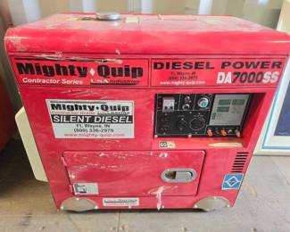 #4508 • Mighty Quip DA7000SS "Silent Diesel" Generator
