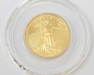 #1200 • 2020 $5 Gold American Eagle Coin
