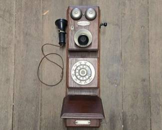 #7706 • Vintage Americana Edition Circa 1882 Wall Telephone
