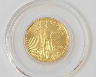 #1202 • 2020 $5 Gold American Eagle Coin
