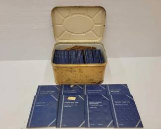 #1524 • Tin Can of Coin Display Booklets
