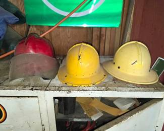 #4062 • (3) Firefighter Helmets
