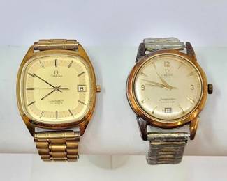 #1108 • (2) Omega Watches
