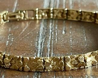 10K Gold 7.5 Inch 5.5mm Bracelet - Total Weight 8.81 Grams W Current GIA Appraisal 