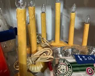 vintage electric candles