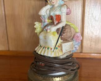 vintage porcelain table lamp