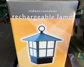 Indoor/Outdoor rechargeable lamp