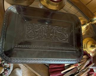 Vintage Bakelite Flatware chest by The Marshall White Co., black