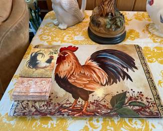 rooster placemats
