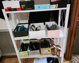 Many pairs of shoes - different sizes- some are brand new