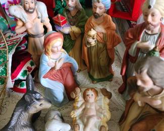 Vintage Homco Nativity set from the 1950's