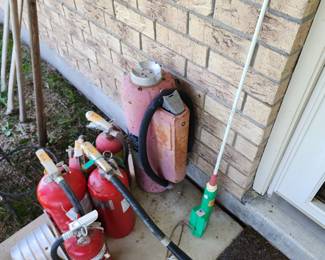 Fire extinguishers 