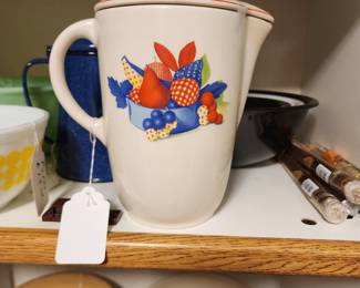 Vintage Calico pitcher