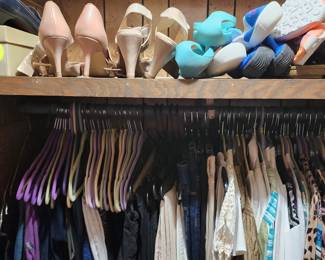 Lots and lots of shoes - some never worn