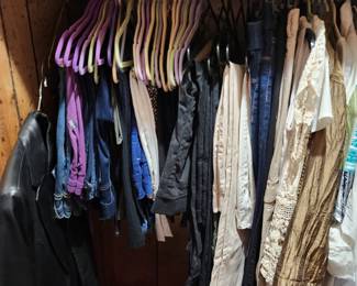 Clothing for ladies, young ladies and  men