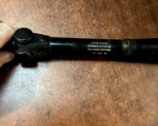 This scope will be for sale on Wednesday, May 1 - please do your own research and come early.  The scope says 4x18 coated   Ordnance Optics inc.  Hollywood California   010 Japan