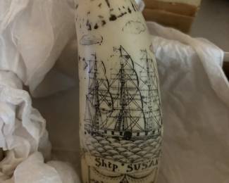 Scrimshaw - probably a replica of the Susan from 1830.
