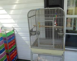 Large Bird Cage/ Crafting Storage