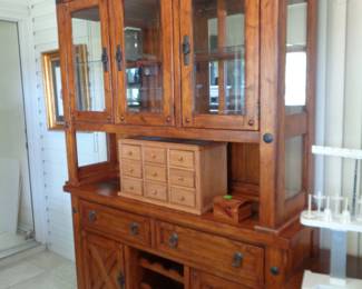 2 Piece Storage Unit.  Wooden Multi Drawer Cubby