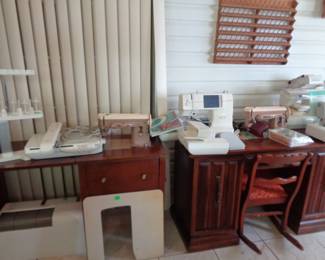 Assorted Sewing Machines & Accessories