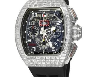 Lot 455 Richard Mille Watch Titanium Diamonds