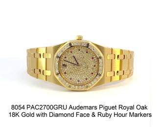 Lot 8054 Audemars Piguet Royal Oak with Diamonds