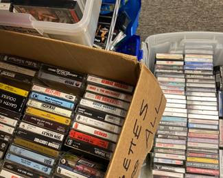 Hundreds of terrific cassette tapes!