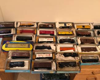 HO Scale Model Railroad Train collection
