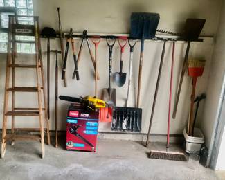 Lots of quality yard and garden tools.