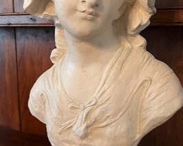 Reproduction - of Grinam Niam "French Peasant Girl in Bonnet.  