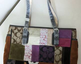 Rare Coach limited edition, "Holiday Patchwork Quilt." Mint condition,never used.