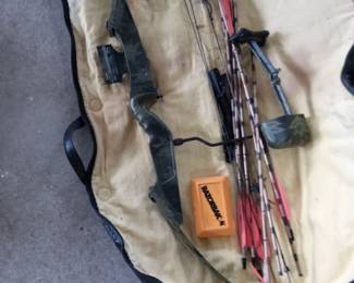 Deer Hunter brand bow and arrow.