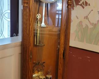 Howard Miller Millennium grandfather clock in great working condition