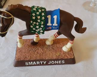 Smarty Jones Bobblehead Nodder from Arkansas Derby Oaklawn Park