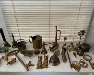 Brass items, more then pictured