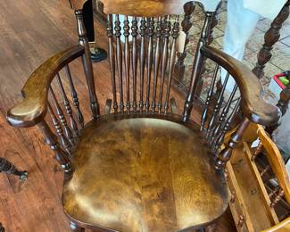 Antique Pressed Back Rocker