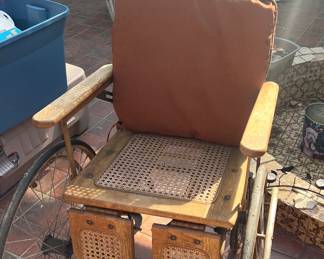 Antique Cane Wheelchair