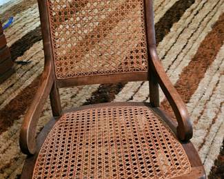 Vintage Cane Rocker