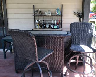 Vintage Wicker Bar - NO ALCOHOL SOLD OR ON PREMISES