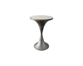 Made Goods Marble Top Side Table Lead