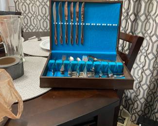One of our four silverware sets offered for sale
