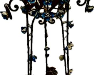 Art Nouveau Wrought Iron Plant Stand