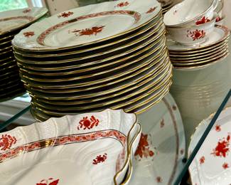 Herend Chinese Bouquet (Rust) Dinner service