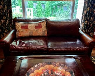 Reversible Leather Sofa by Wesley Hall