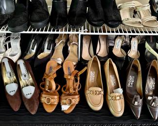 Luxury Women's Shoes - Ferragamo, Jimmy Choo - size 6.5